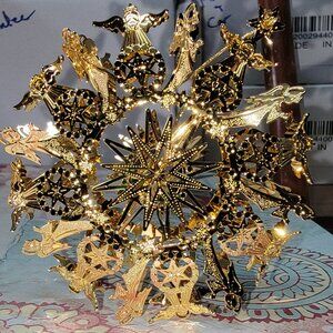 23kt Gold Plated CHRISTMAS ORNAMENTS